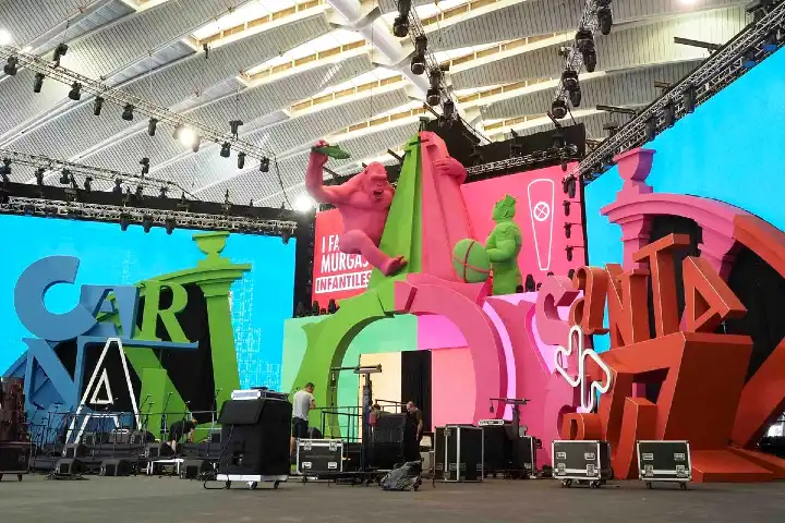 Podium Carnaval 2024 santa Cruz de Tenerife