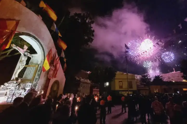 Fiestas del Cristo 2024 - vuurwerk