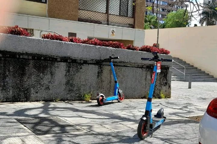 Elektrische steps op Tenerife