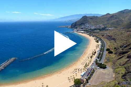 Webcam Playa de Las Teresitas Santa Cruz de Tenerife