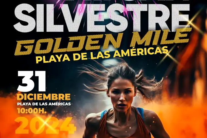 San Silvester Golden Mile affiche