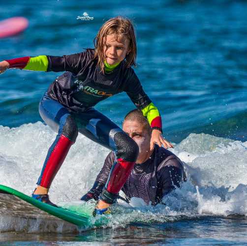 Surfles Playa de Las Américas ook privé of in kleine groep